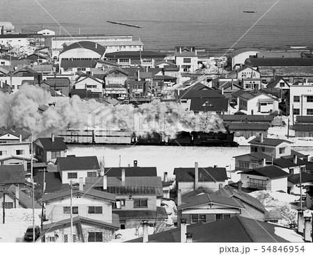 SL風景 遠景写真 モノクロ SL風景 遠景写真 モノクロ 54846954