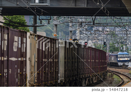 貨物列車　走行イメージ　　 54847218