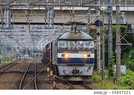 貨物列車　走行イメージ　　 54847221