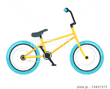 BMX bike flat vector illustration 54847473