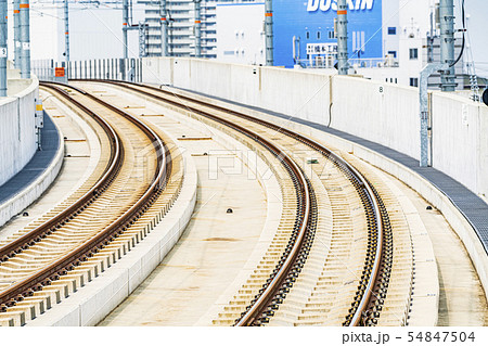 鉄道　線路イメージ　　　　 54847504
