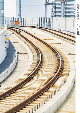 鉄道　線路イメージ　　　　 54847508