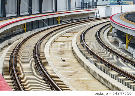 鉄道　線路イメージ　　　　 54847516