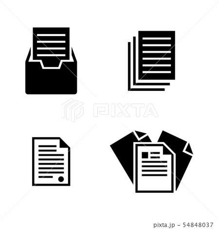 File. Simple Related Vector Icons File. Simple Related Vector Icons 54848037