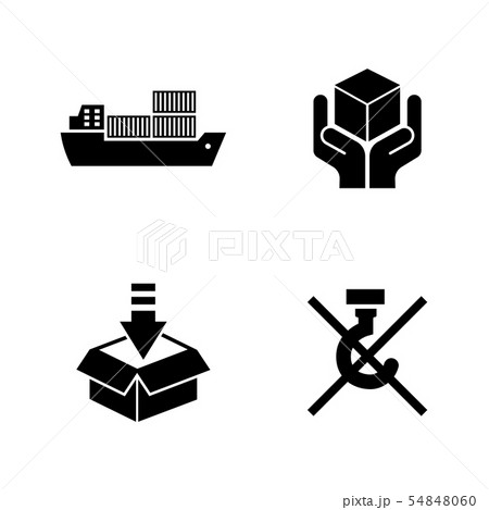 Priority shipping. Simple Related Vector Icons 54848060