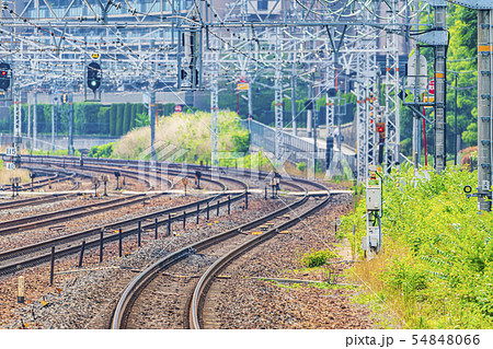 鉄道　線路イメージ　　 54848066