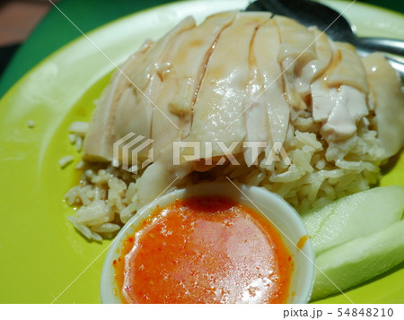 Hainan, chicken rice, Street Food, Singapore Hainan, chicken rice, Street Food, Singapore 54848210