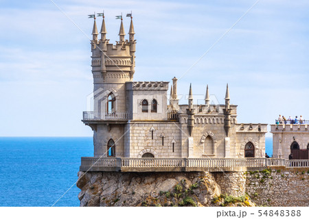 Castle of Swallow's Nest at the Black Sea coast, Castle of Swallow's Nest at the Black Sea coast, 54848388