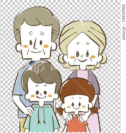 家族-孫と祖父母 家族-孫と祖父母 54850468