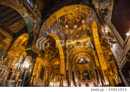 Interior of the Palatine Chapel of Palermo, 54851054