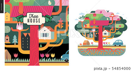 Tree house concept 54854000