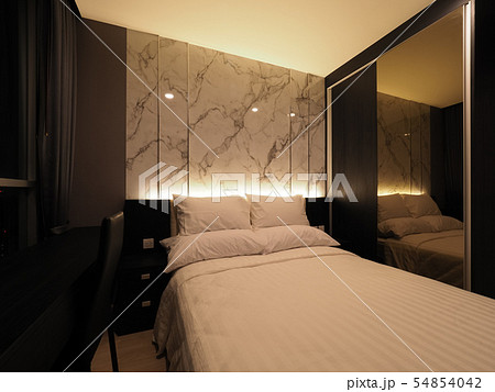 タイ・バンコク コンドミニアム 高層階 ベッドルーム 寝室 a bedroom in Bangkok タイ・バンコク コンドミニアム 高層階 ベッドルーム 寝室 a bedroom in Bangkok 54854042