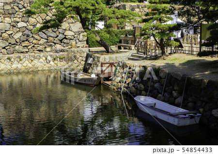 高松城址 玉藻公園 城舟体験乗り場 香川県高松市 高松城址 玉藻公園 城舟体験乗り場 香川県高松市 54854433