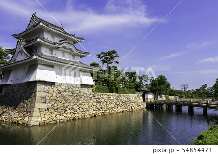 高松城址　玉藻公園　艮櫓と大手門　香川県高松市 54854471