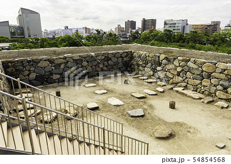 高松城址　玉藻公園　天守台跡　香川県高松市 54854568
