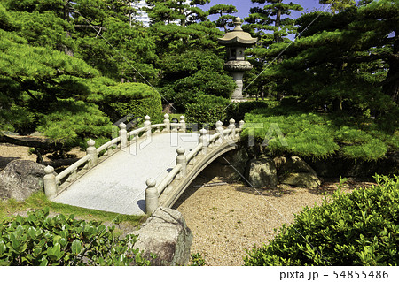 高松城址　玉藻公園　披雲閣庭園　香川県高松市 54855486