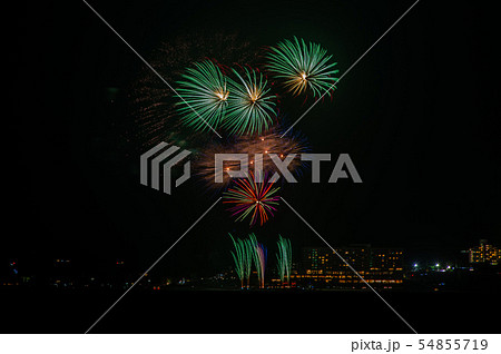 伊江島から見た海洋博公園の花火大会 54855719