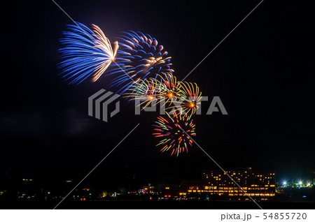 伊江島から見た海洋博公園の花火大会 54855720