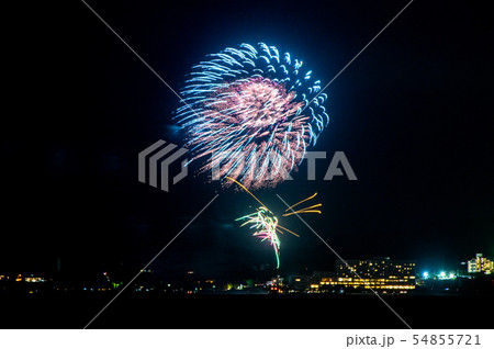 伊江島から見た海洋博公園の花火大会 54855721