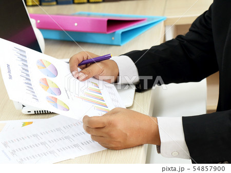 businessman working his job at the office businessman working his job at the office 54857900