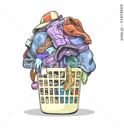 Clothes laundry basket 54858669
