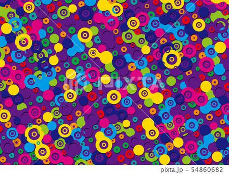 背景　模様　ドット 54860682