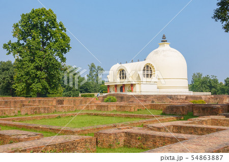 Parinirvana Stupa and temple, Kushinagar, India 54863887