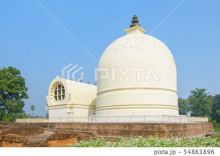 Parinirvana Stupa and temple, Kushinagar, India 54863896
