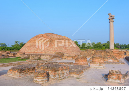 Ananda Stupa and Asokan pillar at Kutagarasala 54863897