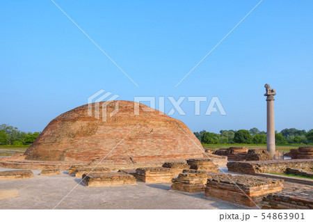 Ananda Stupa and Asokan pillar at Kutagarasala 54863901