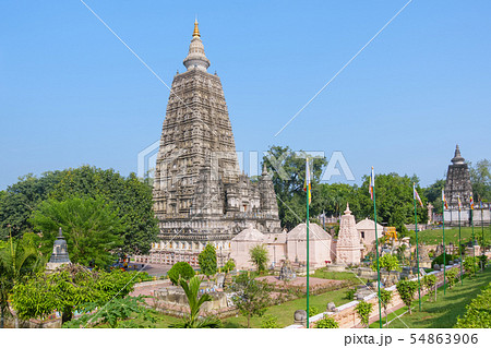 Mahabodhi temple, bodh gaya, India. The site where 54863906