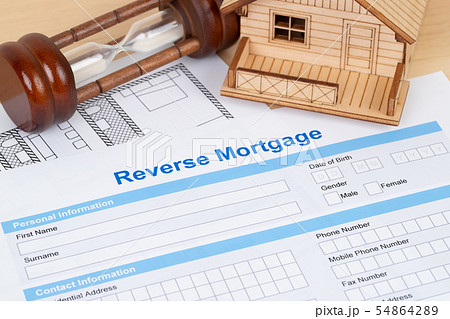Reverse mortgage application form, financial 54864289