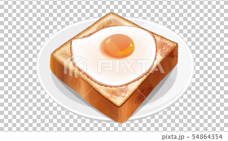Egg toast 54864354
