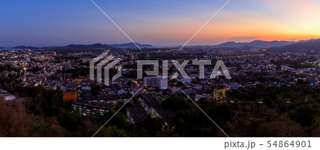Phuket aerial panorama scenic view from Rang Hill 54864901
