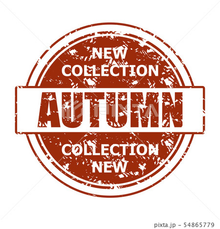 New collection autumn stamp print texture burgundy 54865779