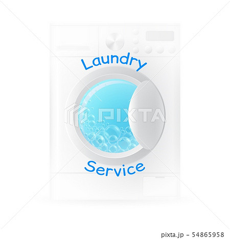 Vector realistic washing-machine 54865958