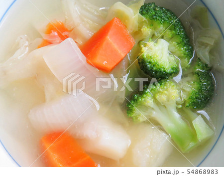 野菜スープ　具沢山　汁物 54868983