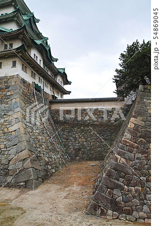 愛知県・日本100名城】名古屋城「剣塀」（城内スポット）の写真素材 