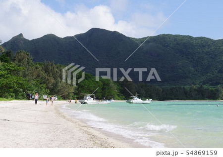 沖縄　石垣島の海水浴場　底地（すくじ）ビーチ 54869159