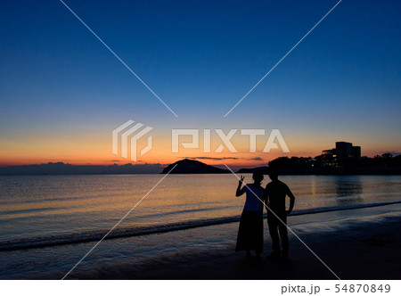 写真素材：父母ヶ浜、香川県、三豊市、海、風景、ツーショット 54870849
