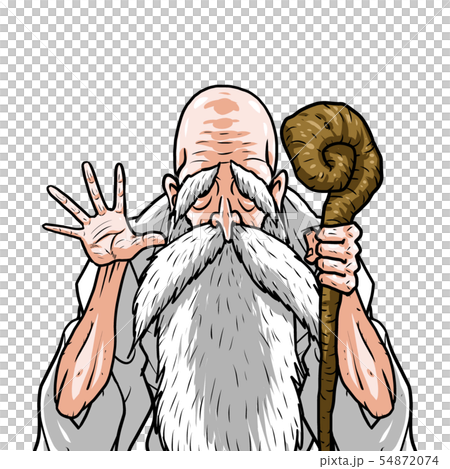 白着物左杖右パー 54872074