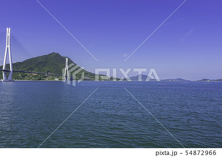 しまなみ海道 多々羅大橋 大三島 愛媛県今治市 しまなみ海道 多々羅大橋 大三島 愛媛県今治市 54872966