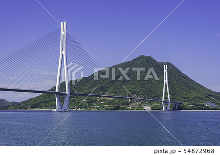 しまなみ海道 多々羅大橋 大三島 愛媛県今治市 しまなみ海道 多々羅大橋 大三島 愛媛県今治市 54872968