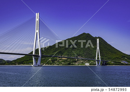 しまなみ海道 多々羅大橋 大三島 愛媛県今治市 しまなみ海道 多々羅大橋 大三島 愛媛県今治市 54872993