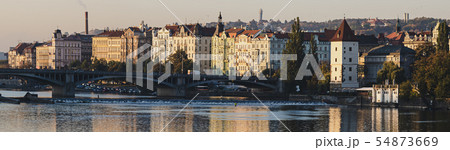 Prague at sunrise Prague at sunrise 54873669