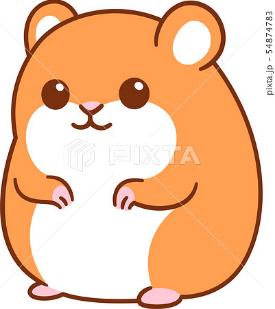 Cute cartoon hamster - Stock Illustration [54874783] - PIXTA