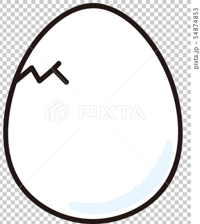 Cracked Egg Stock Illustration