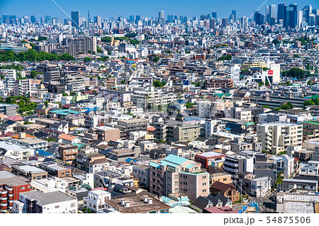 《東京都》東京住宅イメージ・奥に新宿副都心を望む 54875506