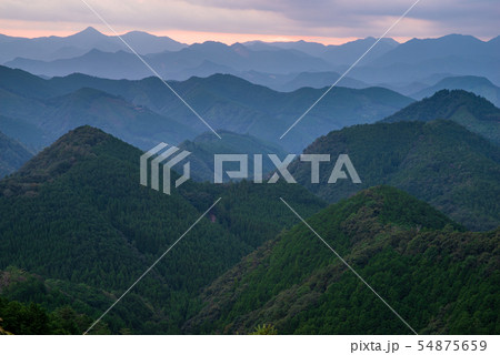 紀伊山地　熊野の山々 54875659