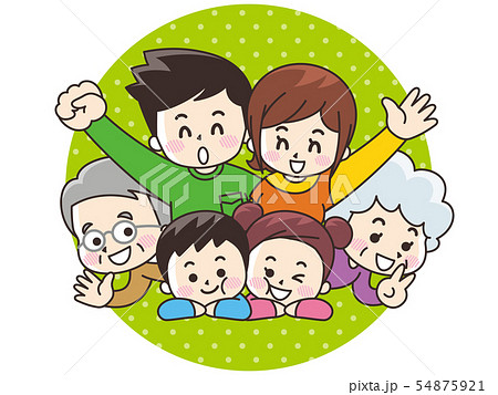 集合する家族 54875921